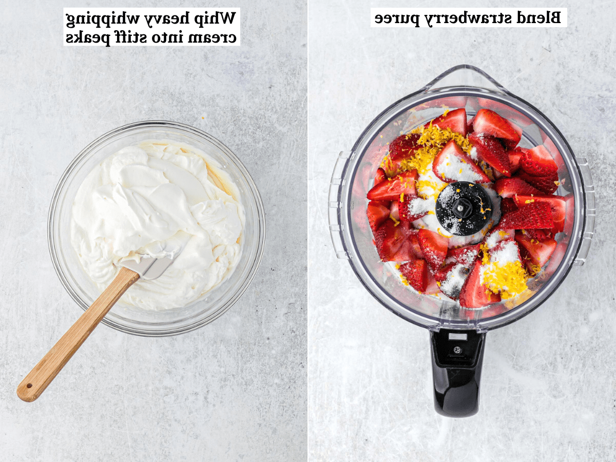 Migliore Gelato al Cheesecake alla Fragola 5 Come fare la purea di fragole nel robot da cucina e come fare il gelato senza gelatiera