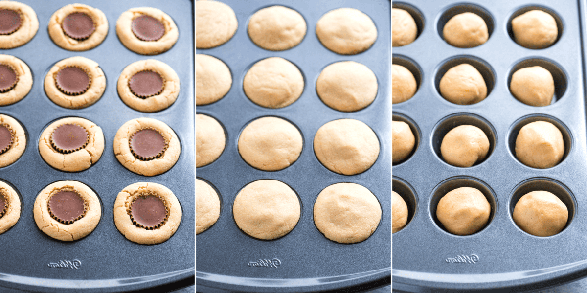 Biscotto al Burro d'Arachidi e Cioccolato 4 Mini Reese's Peanut Butter Cups in una ciotola