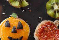 Wicked Halloween Breakfast Pizza Stacks