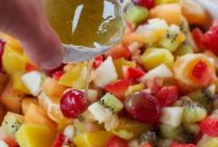 Nostalgic Fruit Medley with Honey-Lime Zing