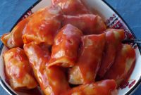 Ukrainian Ground Beef and Rice Cabbage Rolls