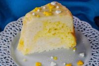 Golden Zest Daffodil Cake