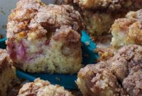 Sweet and Tart Rhubarb Coffee Cake