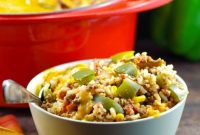 Slim and Savory Stuffed Pepper Casserole