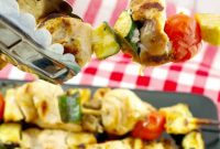 Maple Cider Grilled Chicken Skewers