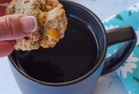 Sweet & Tart Rhubarb Oat Cookies