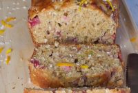Tangy Wholesome Rhubarb Loaf