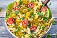 Light Mexican Street Corn Pasta Salad