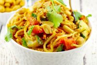 Leftover Spaghetti Peanut Salad