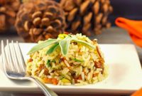 Apple-Sausage Rice