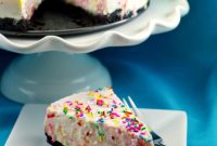 No-Bake Birthday Cake Cheesecake