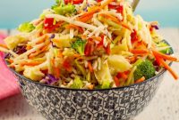 Zesty Artichoke Red Bell Pepper Slaw