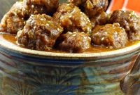 Sticky Sweet and Sour Slow Cooker Meatballs
