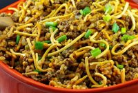 Hearty Chow Mein Hotdish