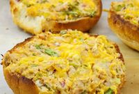 Bright Open Faced Tuna Melts