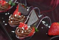 Chocolate Avocado Mousse with Strawberry Layers