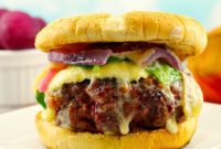 Sirloin Burger with Beets