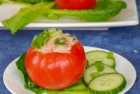 Tuna Filled Tomato Cups