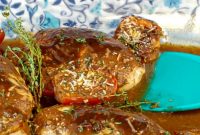 Sticky Balsamic Chicken with Burst Tomatoes