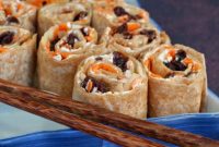 Cinnamon Raisin Tortilla Pinwheels