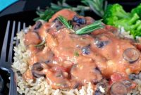 Pork with Creamy Mushroom Salsa