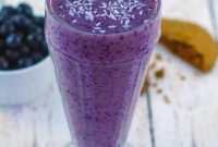 Vegan Blueberry Cookie Dough Smoothie
