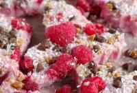 Refreshing Raspberry Yogurt Bark