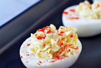 Zingy Dill Deviled Eggs