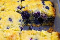 Lemon-Kissed Blueberry Cornbread