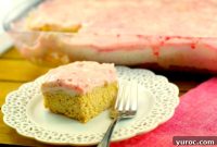 Guilt-Free Strawberry Blondie Bites