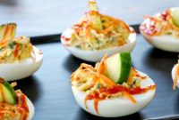Spicy Banh Mi Devilled Eggs