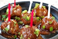 Slow Cooker Cranberry Glazed Turkey Meatballs