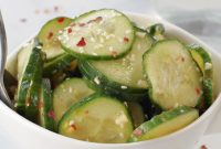 Instant Cucumber Kimchi
