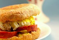 Hearty Ukrainian Breakfast Sandwich