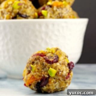 No bake Energy Bites | post holiday - foodmeanderings.com