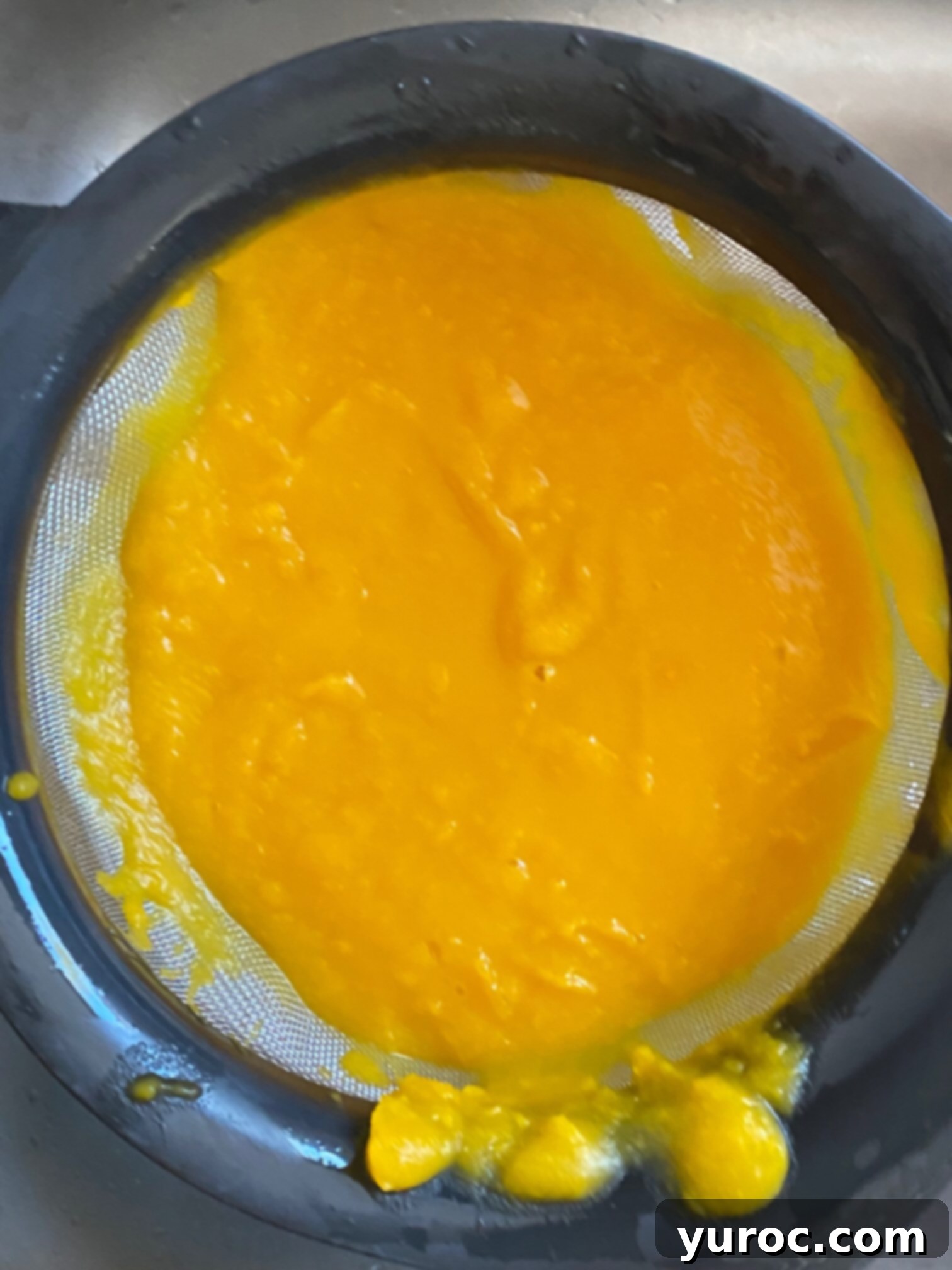 Unlock the Secrets of Whole Pumpkin Cooking and Homemade Purée 14 pumpkin poured through sieve
