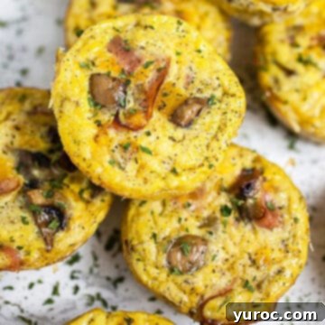 Denver Omelette Egg cups piled on a white surface