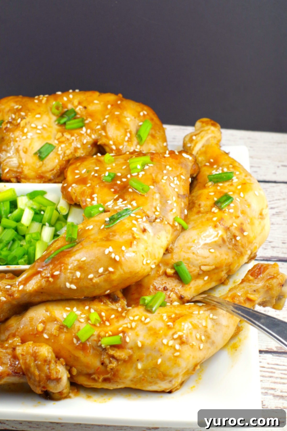 Easy Hoisin chicken legs with thighs attached | #chicken #asian