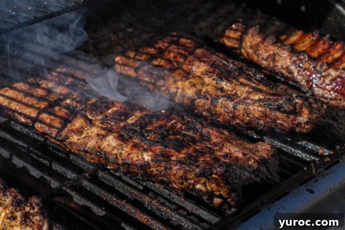 ribs cooked on grill
