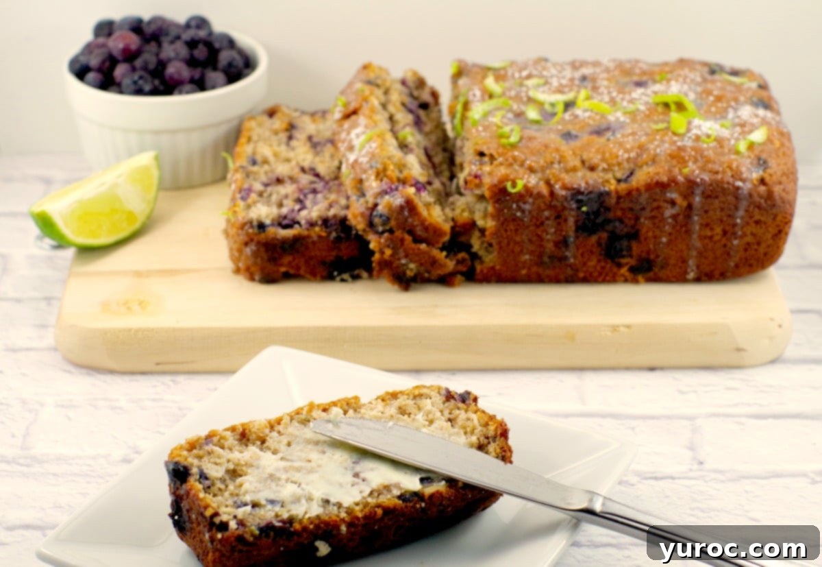 Cozy Blueberry Gingerbread Loaf 1 Blueberry Gingerbread Loaf | no molasses - Foodmeandering.com