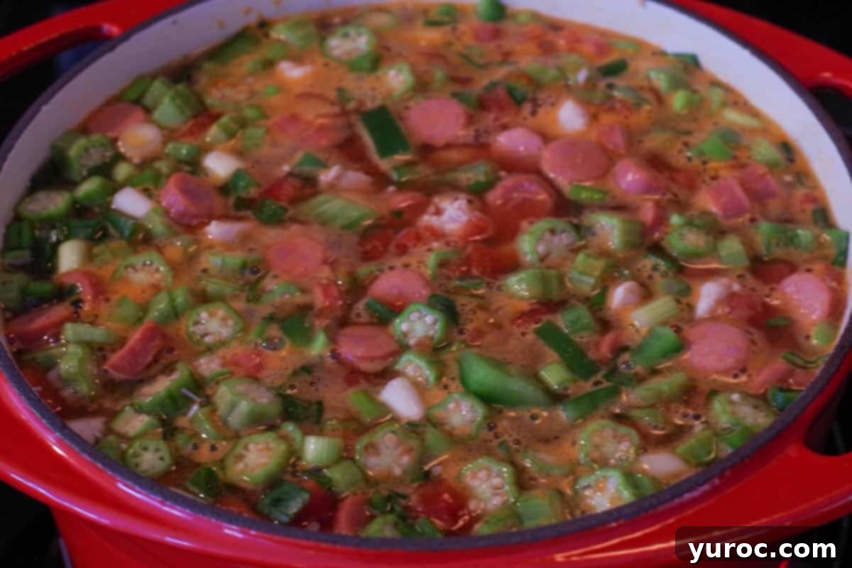 ingredients brought to a boil