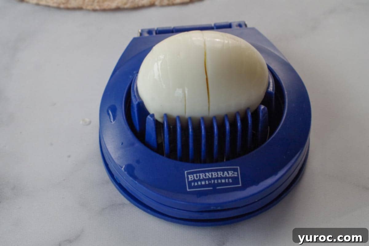 egg in a slicer