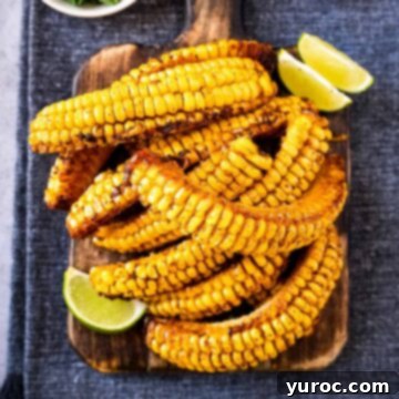 What to Serve with Carnitas: 25 Irresistible Recipes 24 Crispy Air Fryer Corn Riblets, seasoned and cooked to perfection.