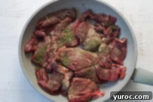 meat added to skillet and sprinkled with remaining parsley and garlic powder