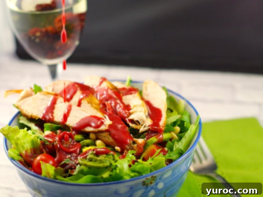 Spring Salad with Fiddleheads #fiddleheads | foodmeanderings.com