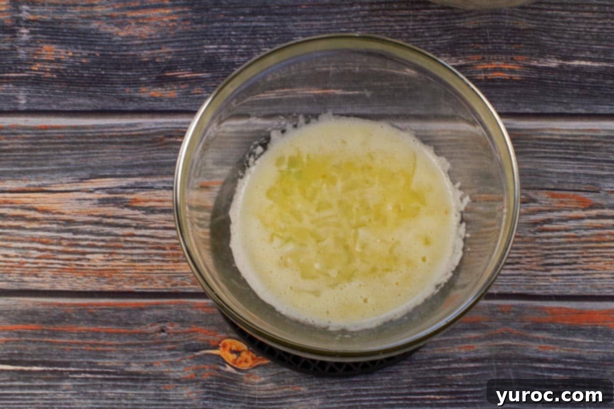 onion cooked in butter in glass bowl