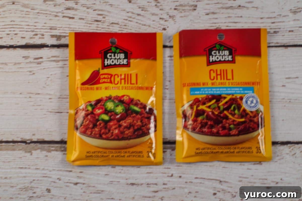 two packages of Clubhouse seasoning mix