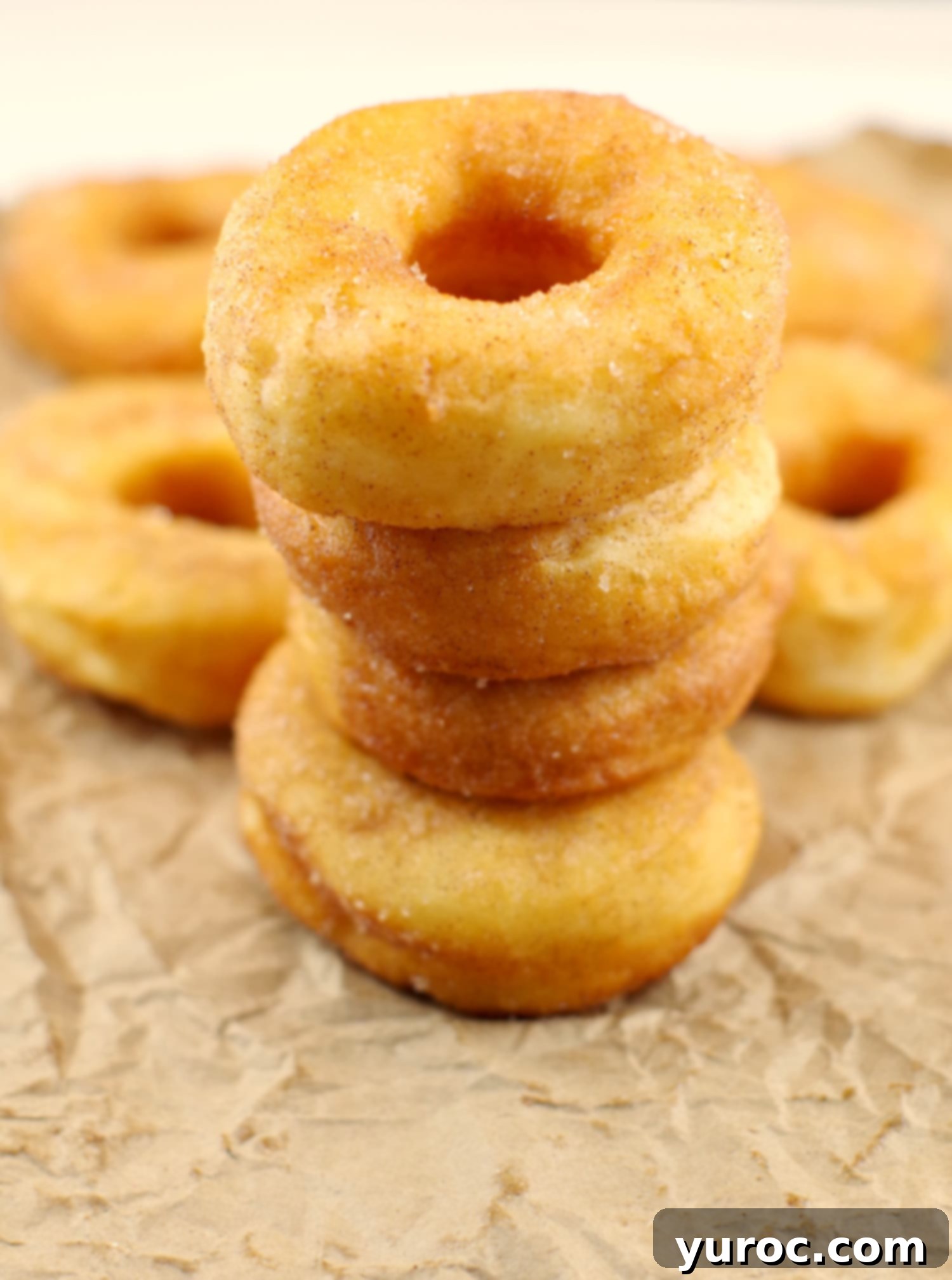 A basket full of golden Ukrainian Pampushky, hot and fresh from the fryer.