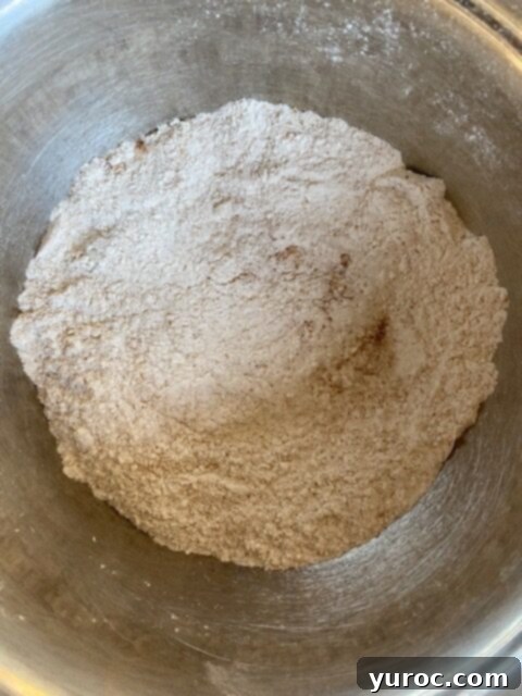 dry ingredients in bowl
