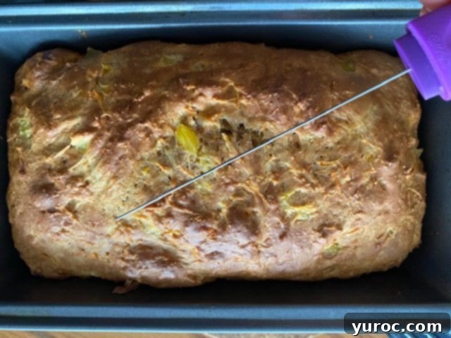 carrot loaf baked in a pan